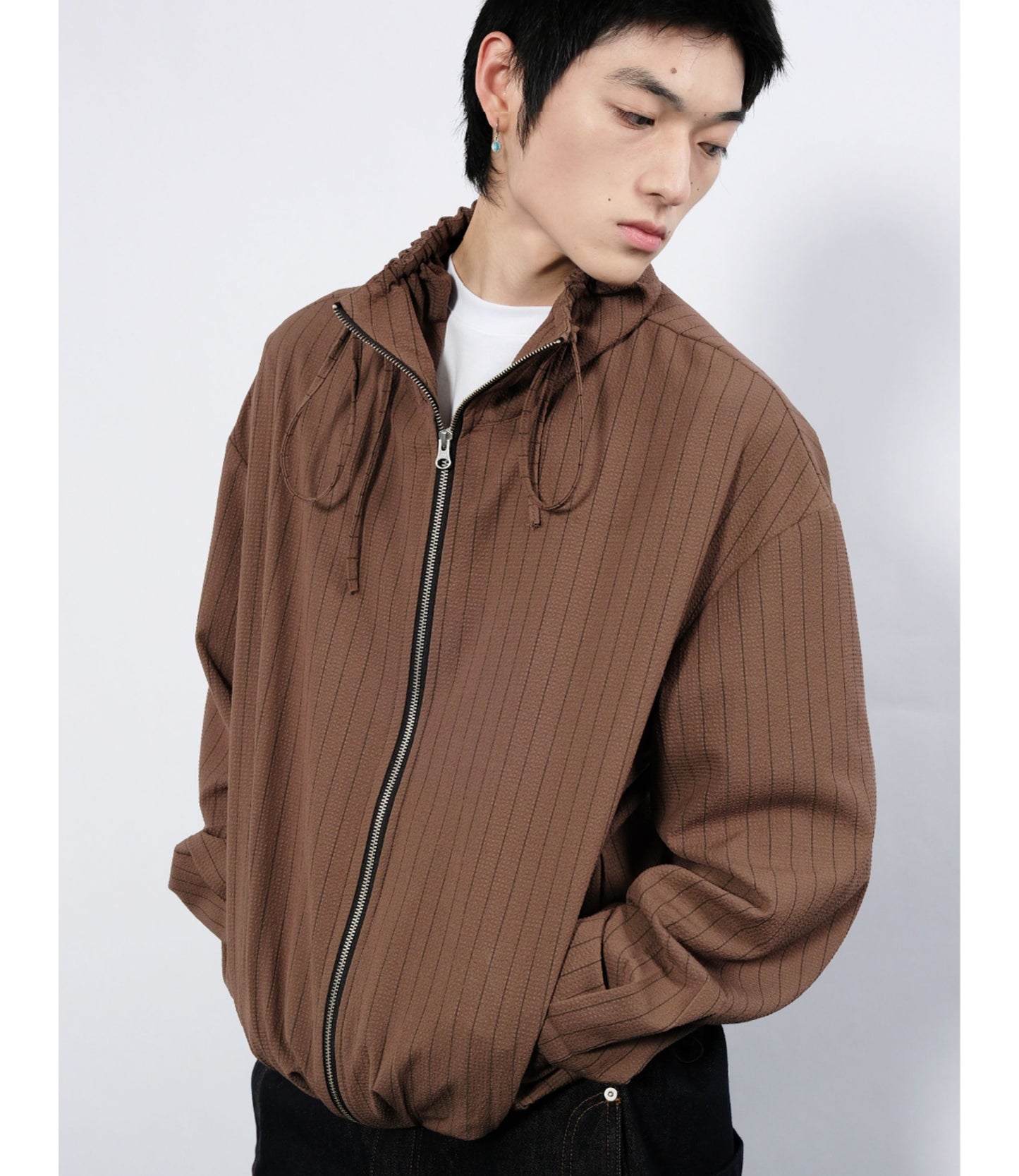 Double-pleated jacket