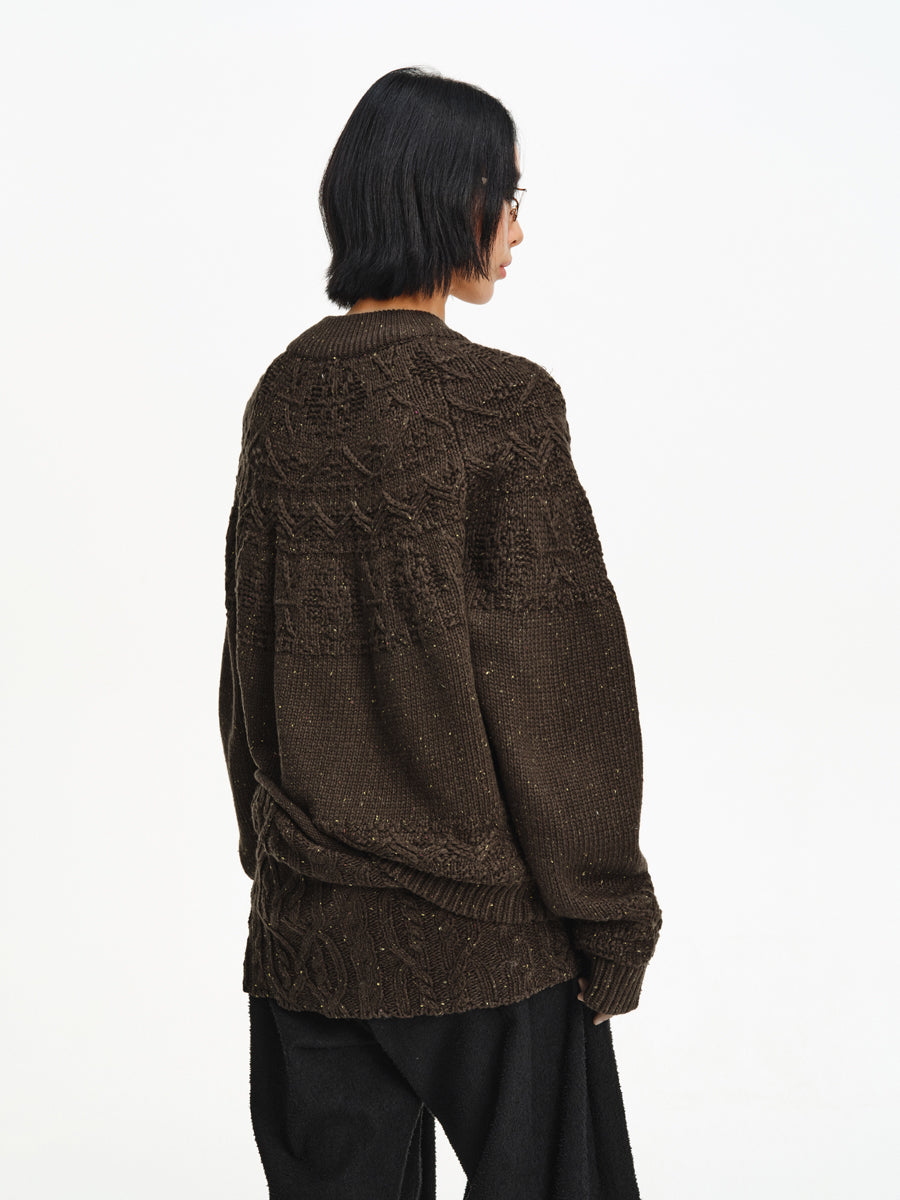 Twist Zip-Up Cardigan