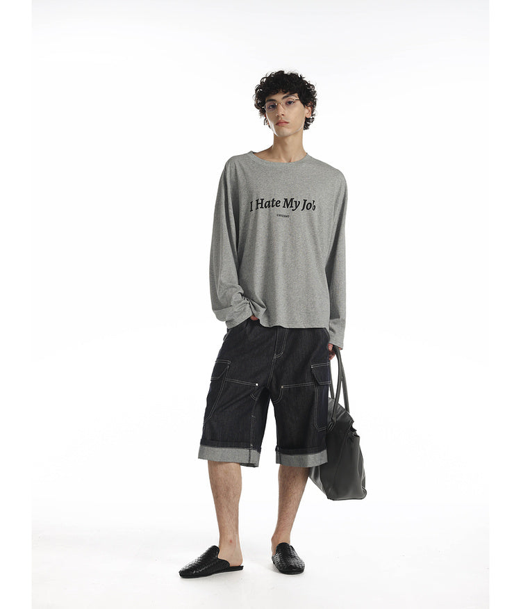 Slogan Print T-Shirt