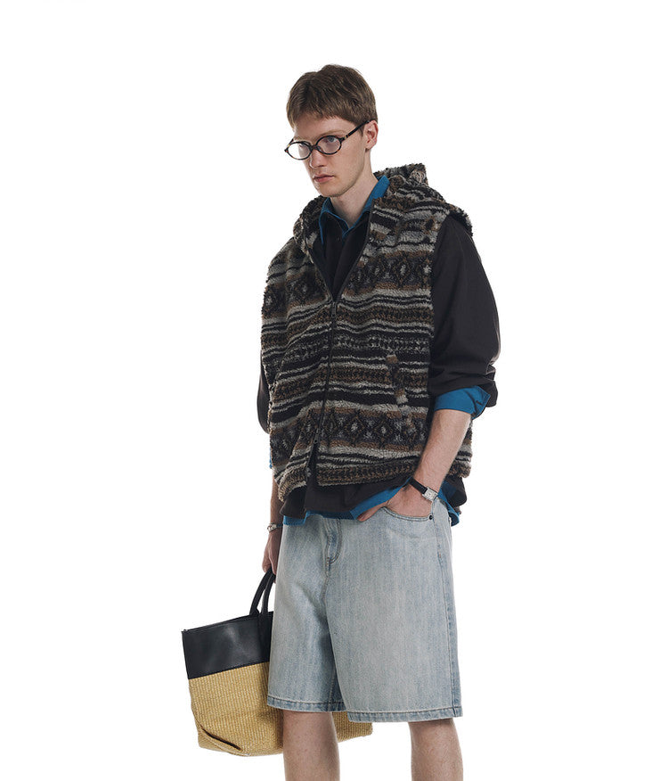 Fleece Hooded Vest