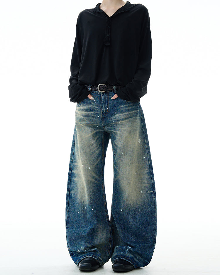 Ink Splash Scythe Jeans