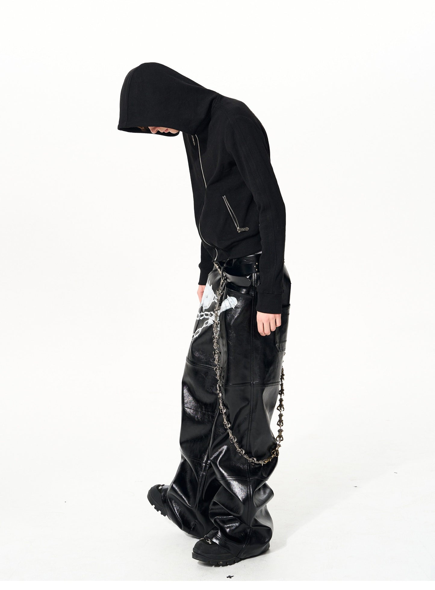 Skull & Cross Zipper Hoodie