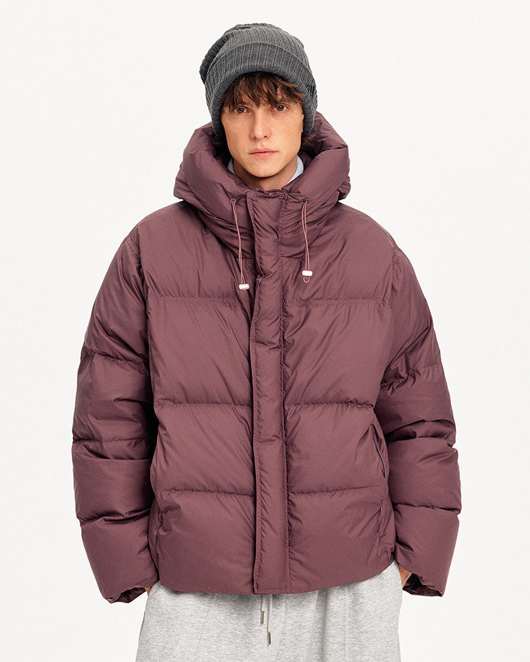 Warm Lightweight Down Jacket with Hood