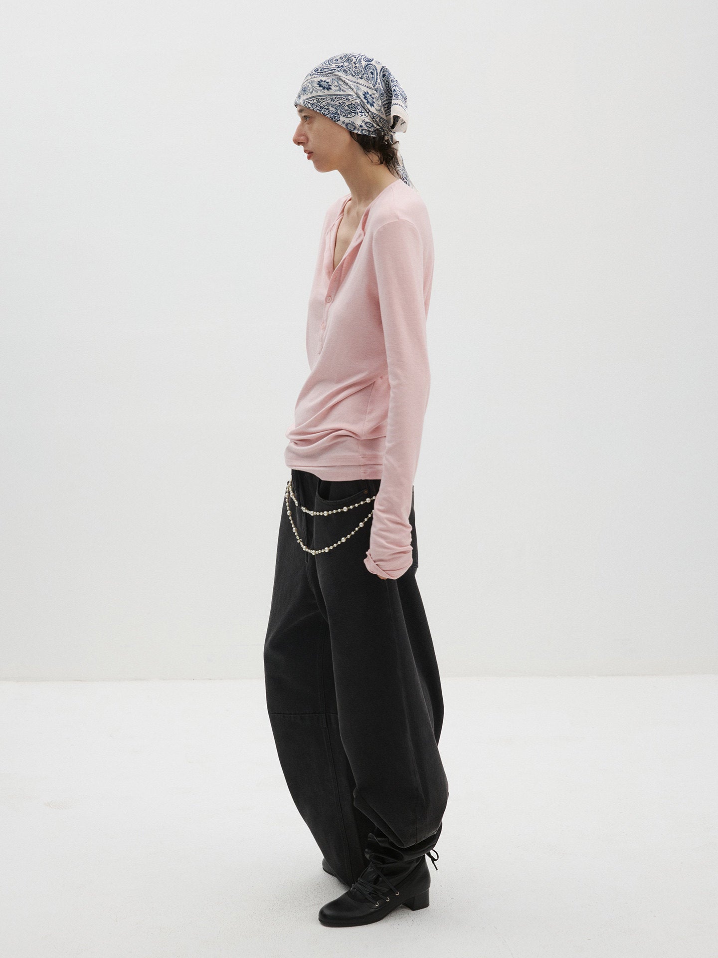 Slim-Fit Stretch Knit Sweater