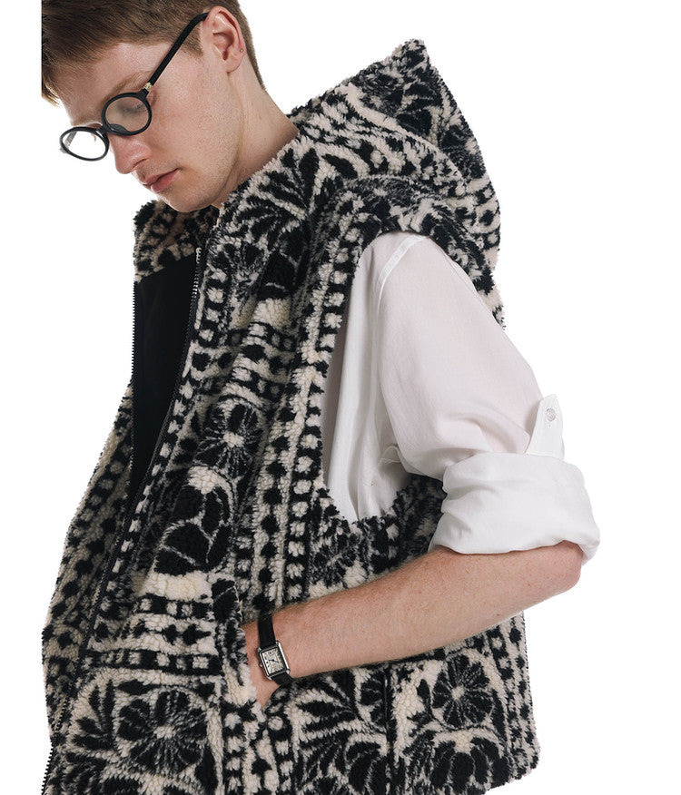 Fleece Hooded Vest