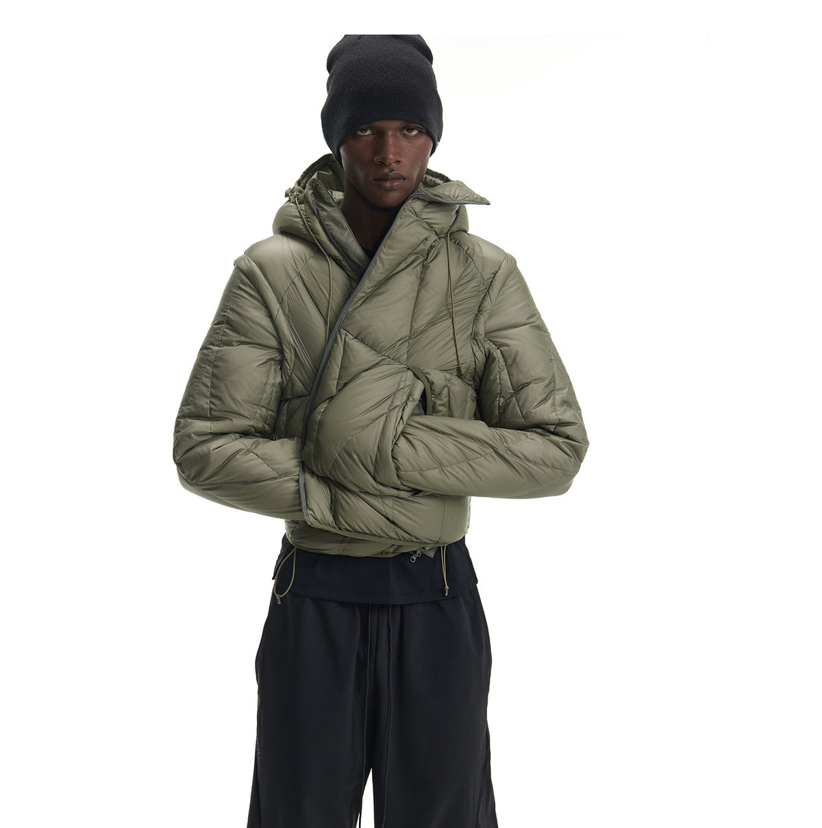 Detachable Sleeves Down Jacket