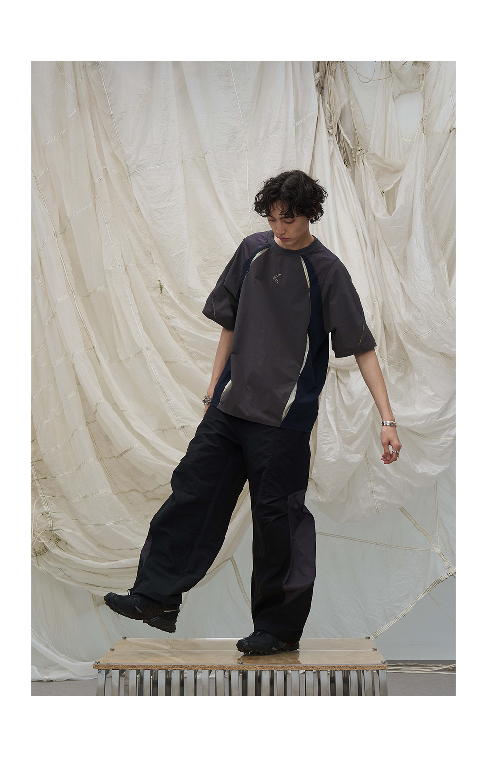 Windproof Deconstructed Casual Pants