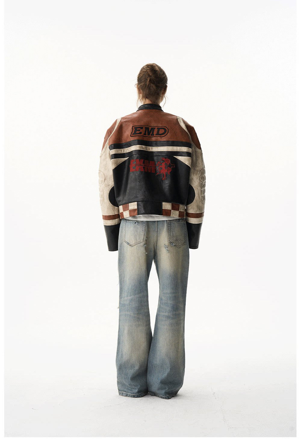 Distressed Leather Jacket