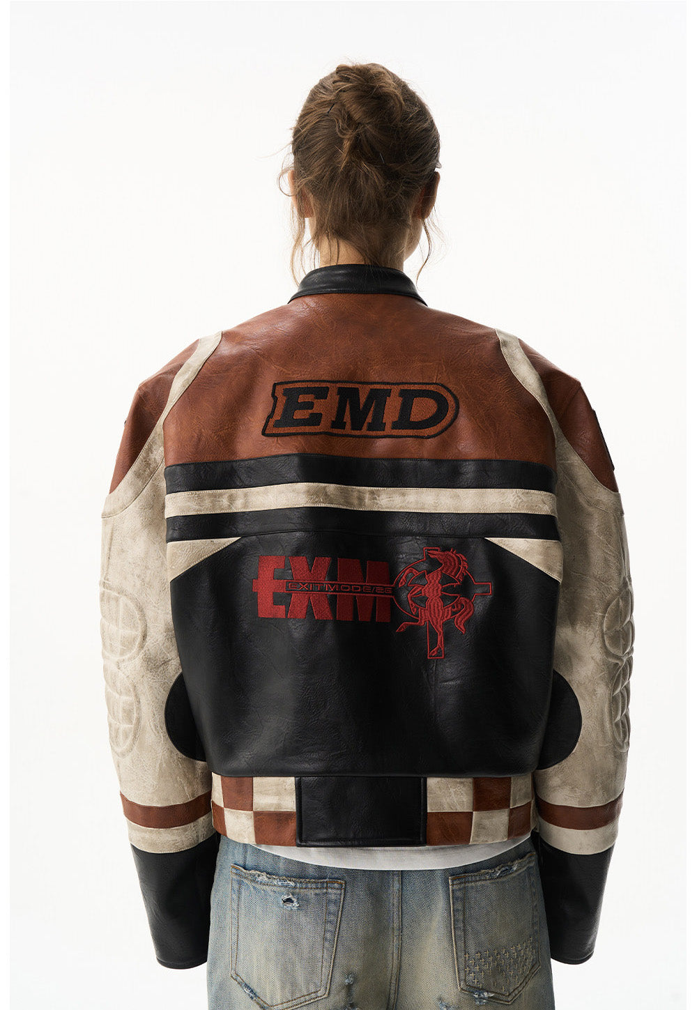 Distressed Leather Jacket