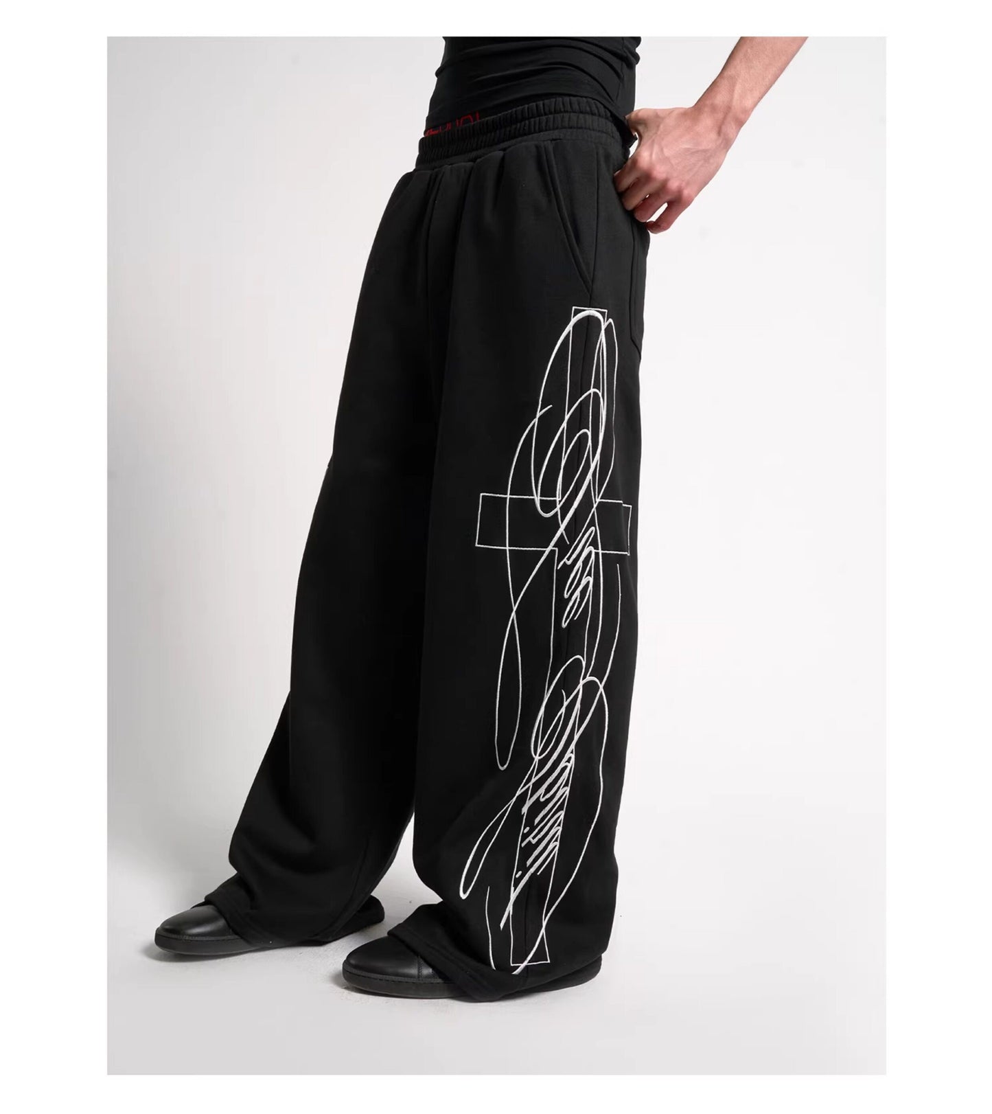 Cross-Stitch Sweatpants