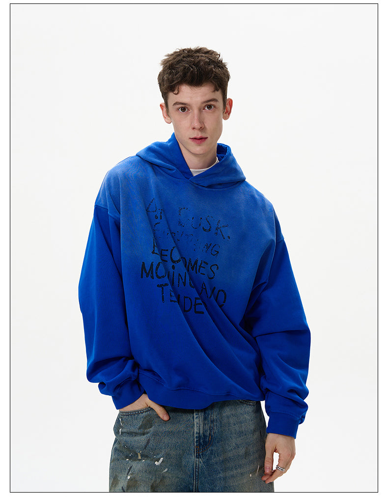 Gradient wash sweatshirt