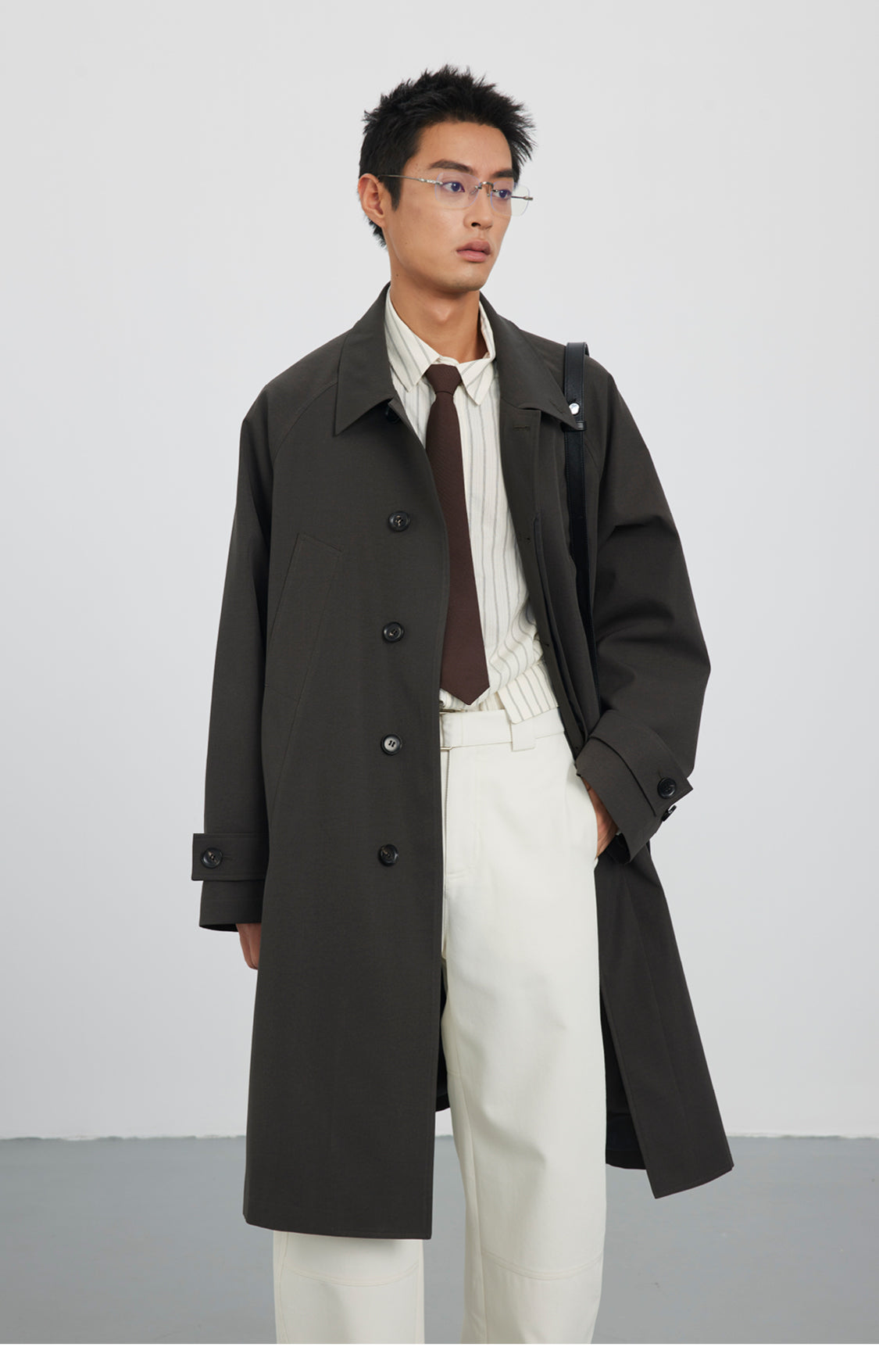 High-end mid-length coat