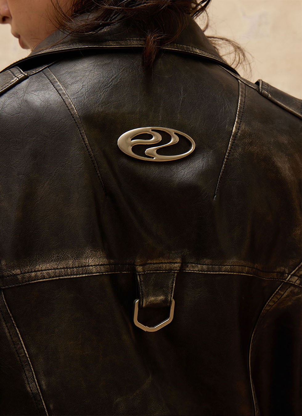 Retro PUNK leather jacket