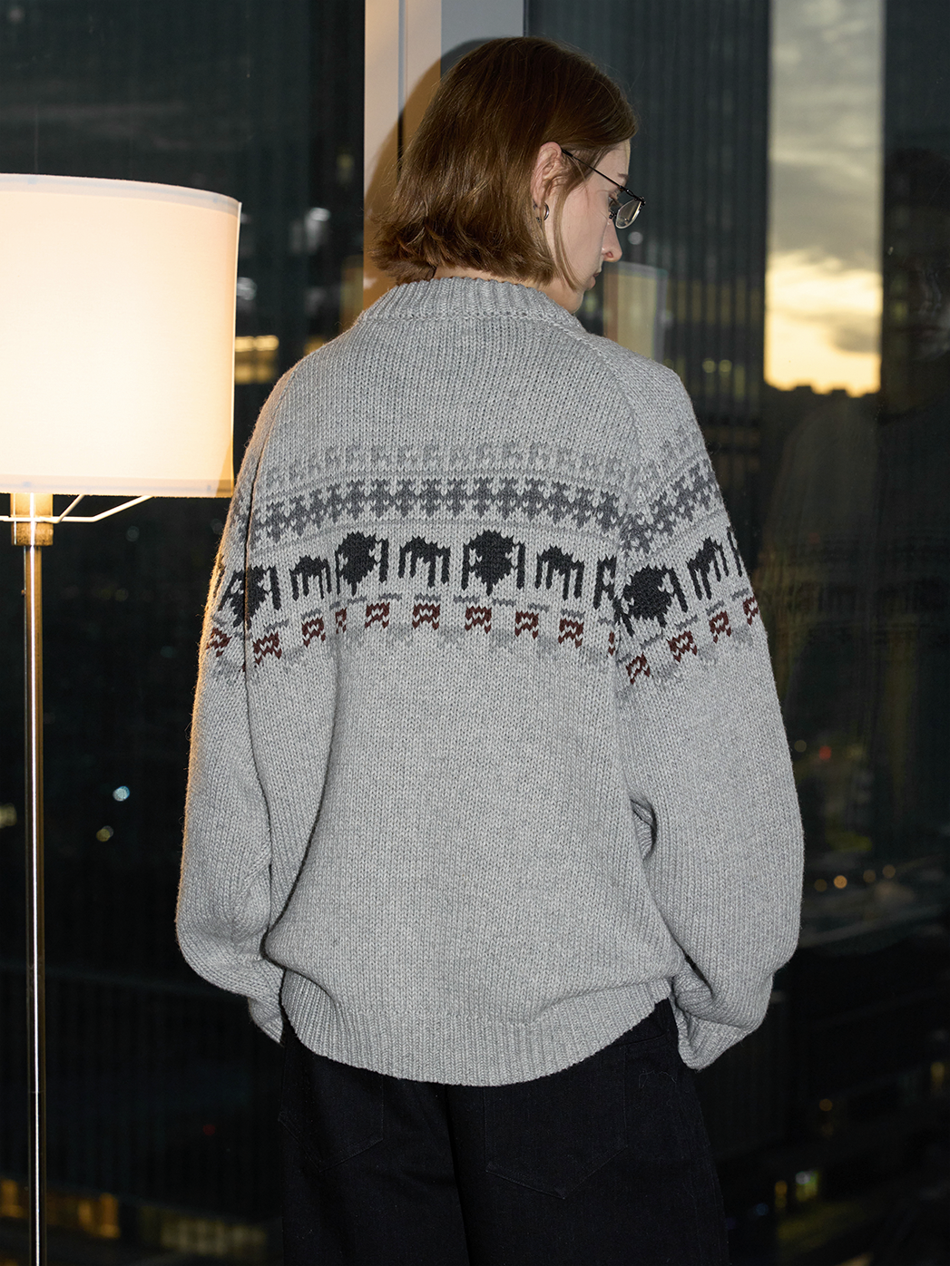 Loose Zip-Up Cardigan