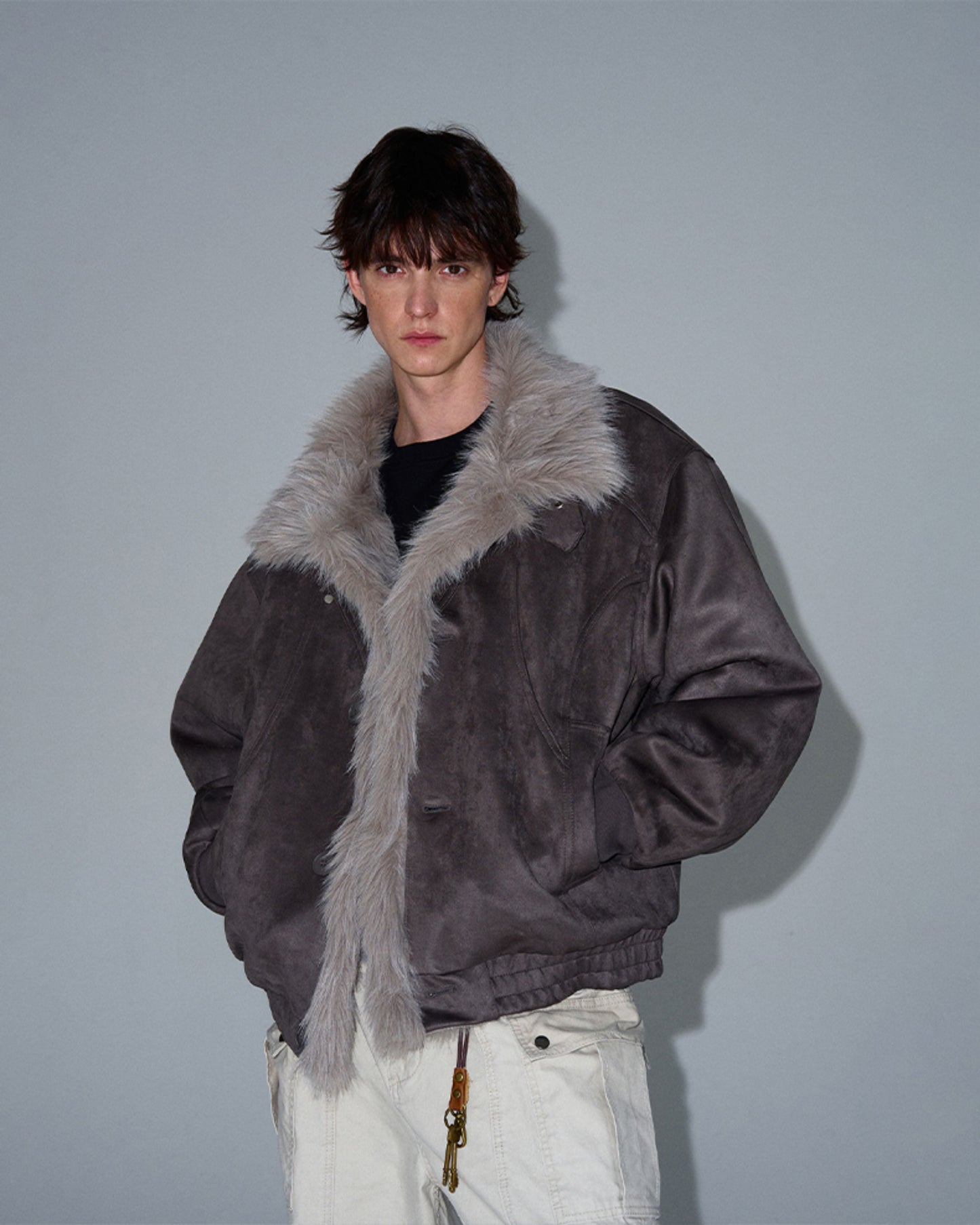 High-end fur collar jackets