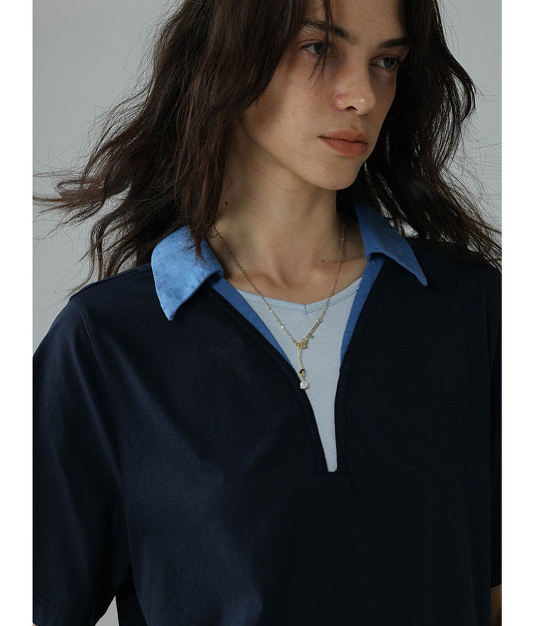 Faux Three-Piece Polo Shirt