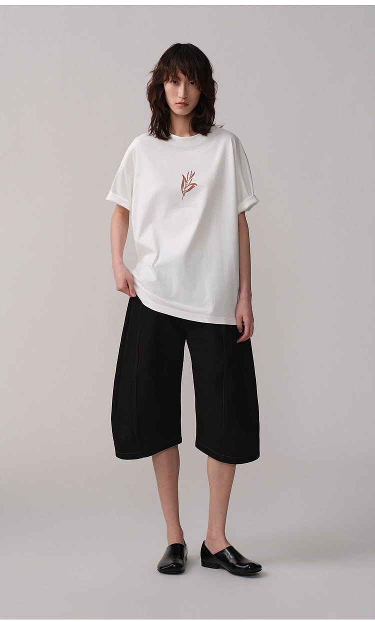 Loose-Fit Casual 3/4-Length Shorts