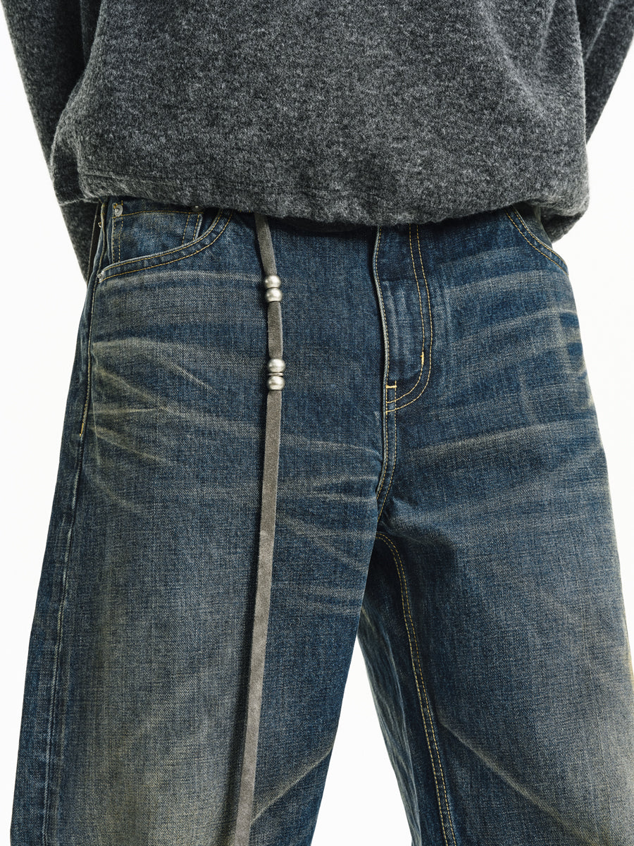 Vintage-Washed Jeans