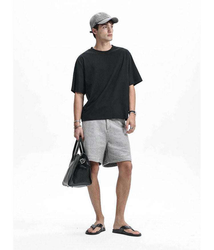 Basic and Simple Round-Neck T-Shirt