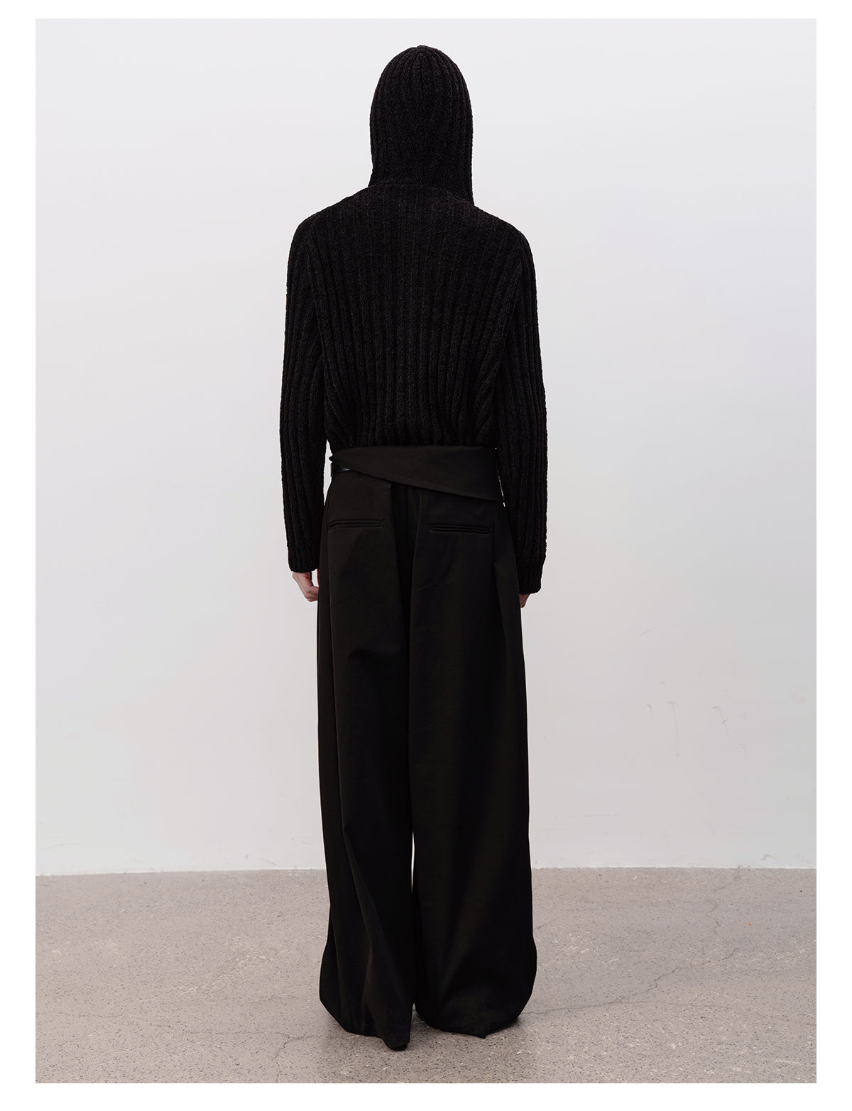 Double-Pleated Design Casual Pants