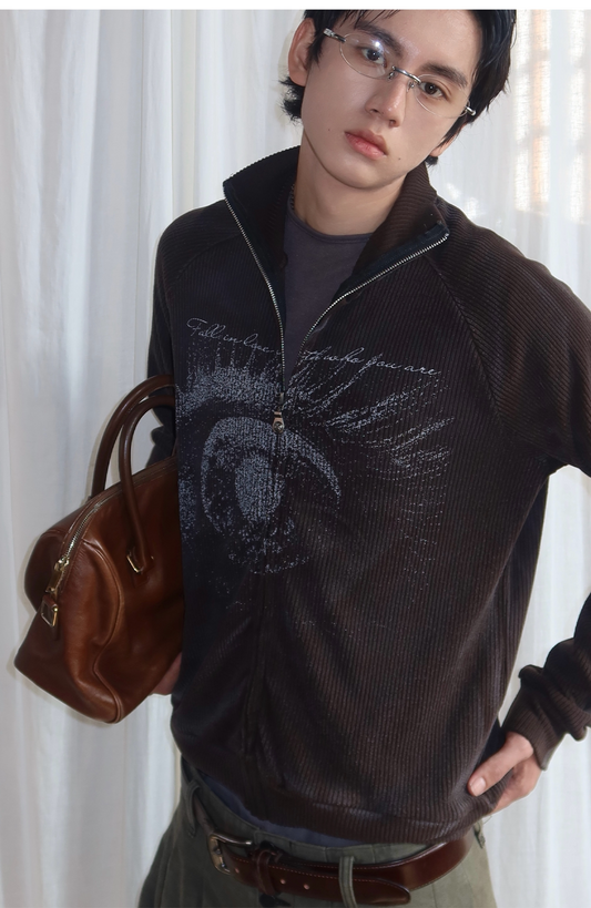 Wash-Knit Zipper Jacket