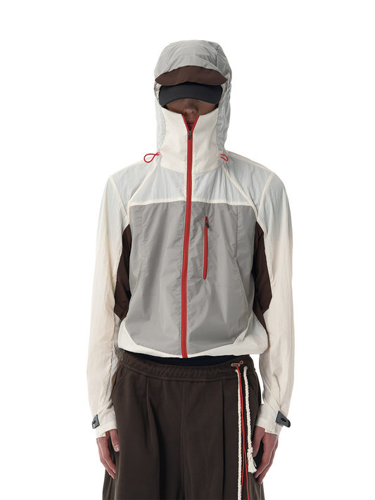 Contrast Color Stitch Jacket