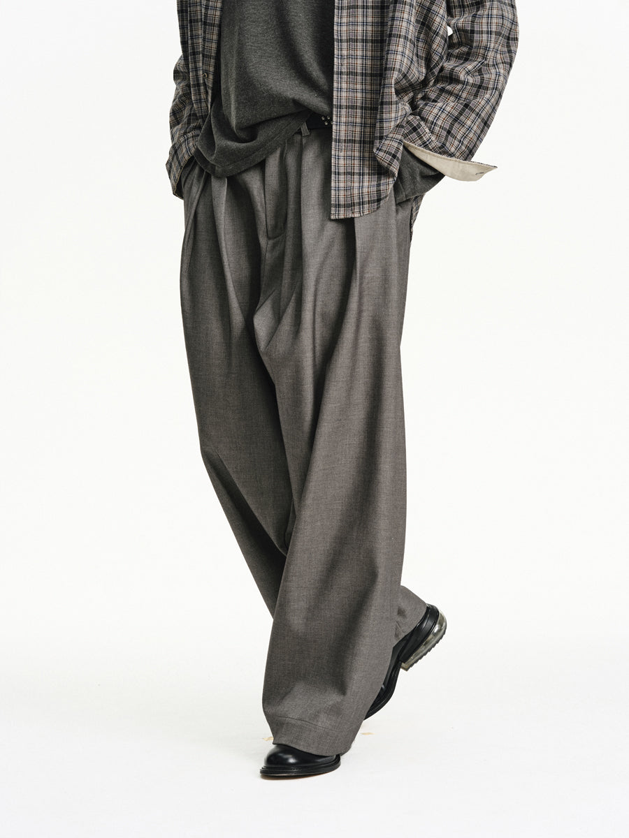 Wide-Leg Casual Pants