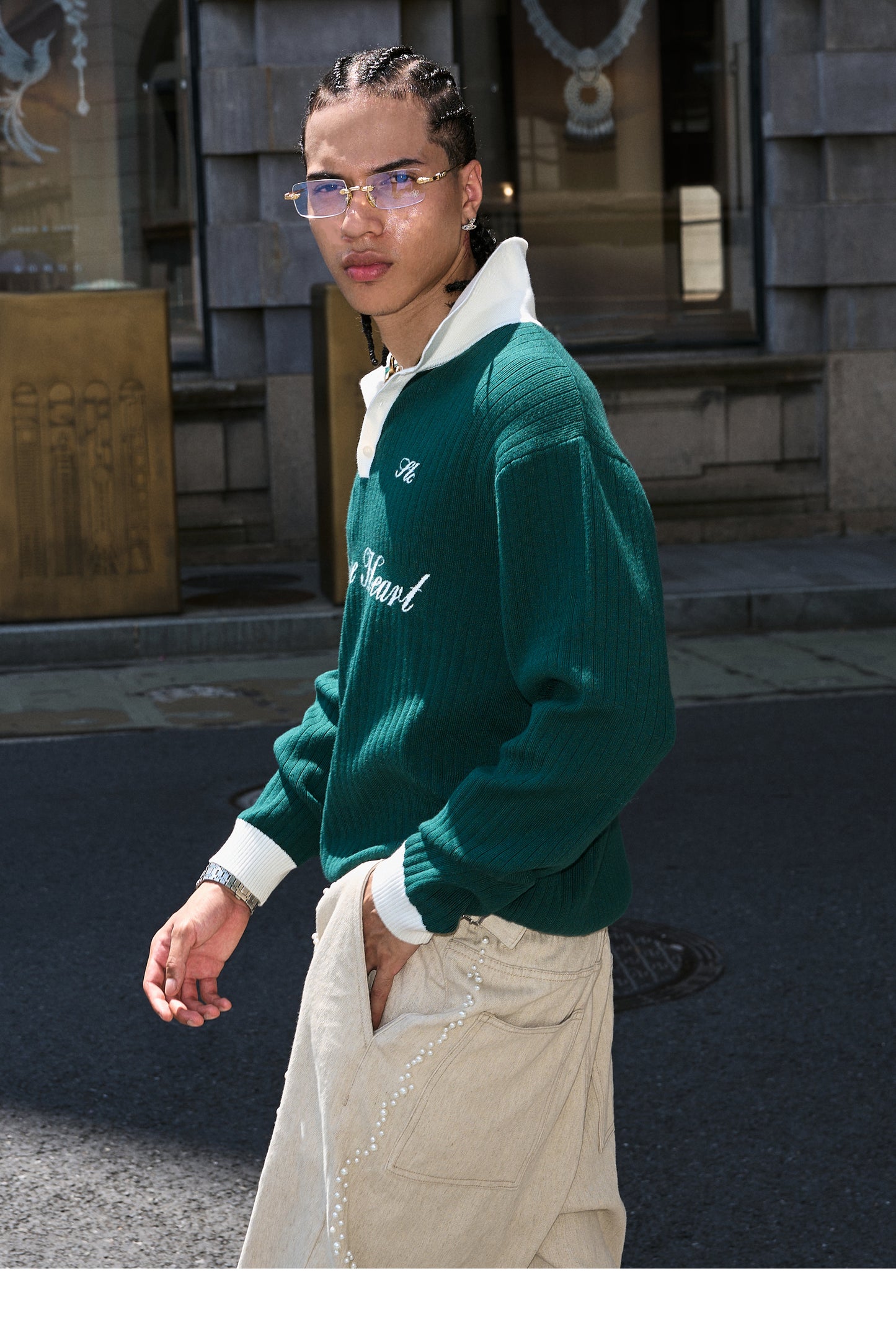 Knit Polo Shirt