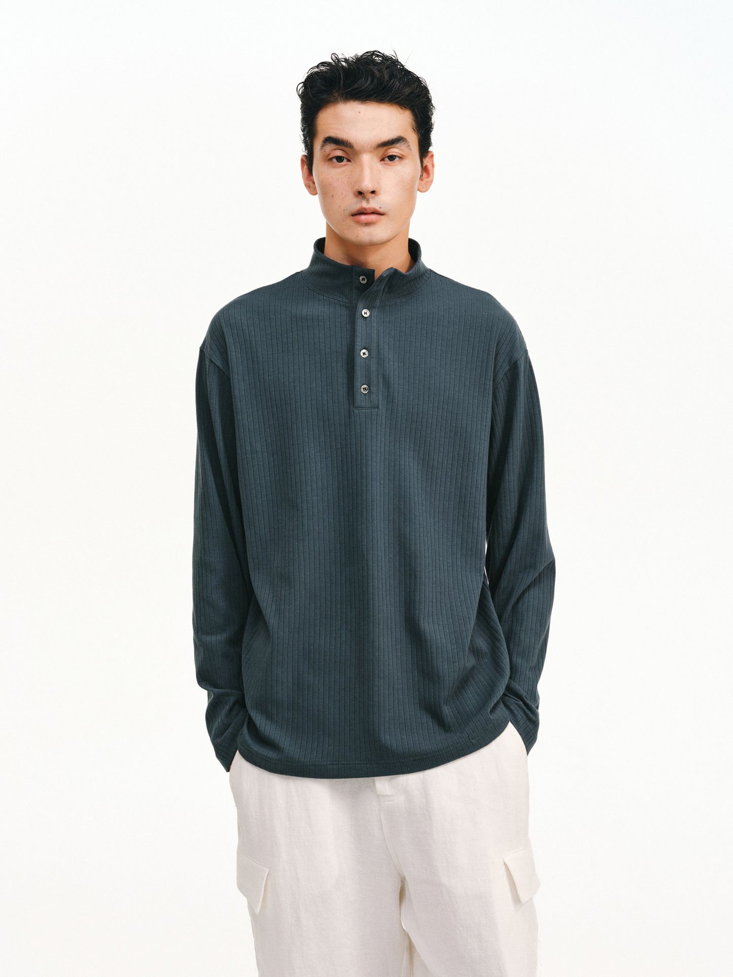 Half-High Collar Shirt