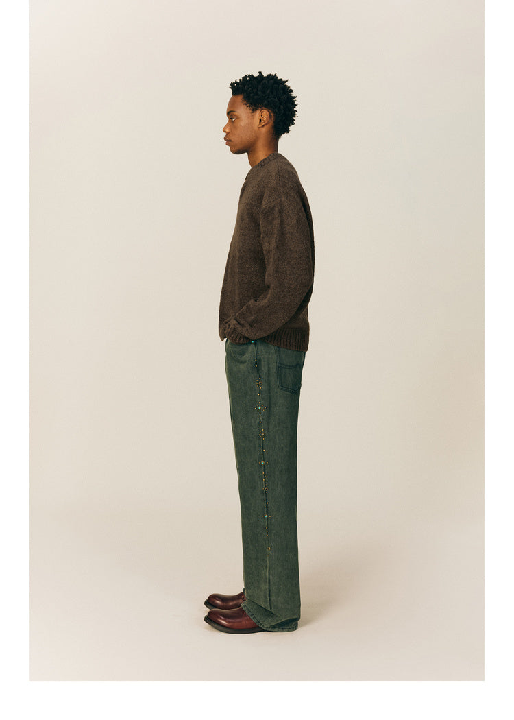 V-Neck Pullover Sweater