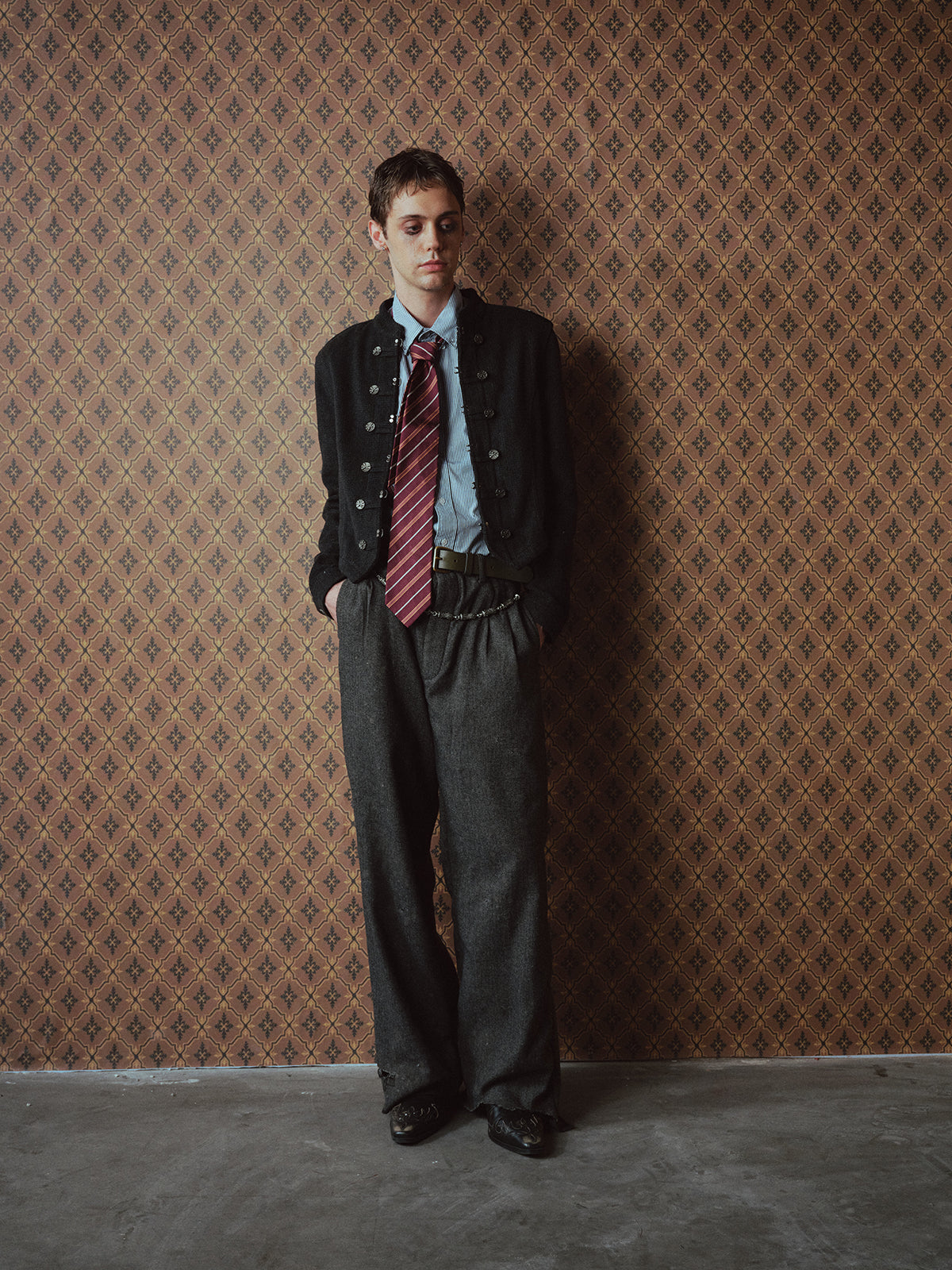 Napoleon Breasted Cropped Jacket