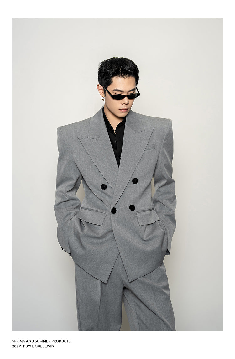 Premium Straight-Shoulder Suit