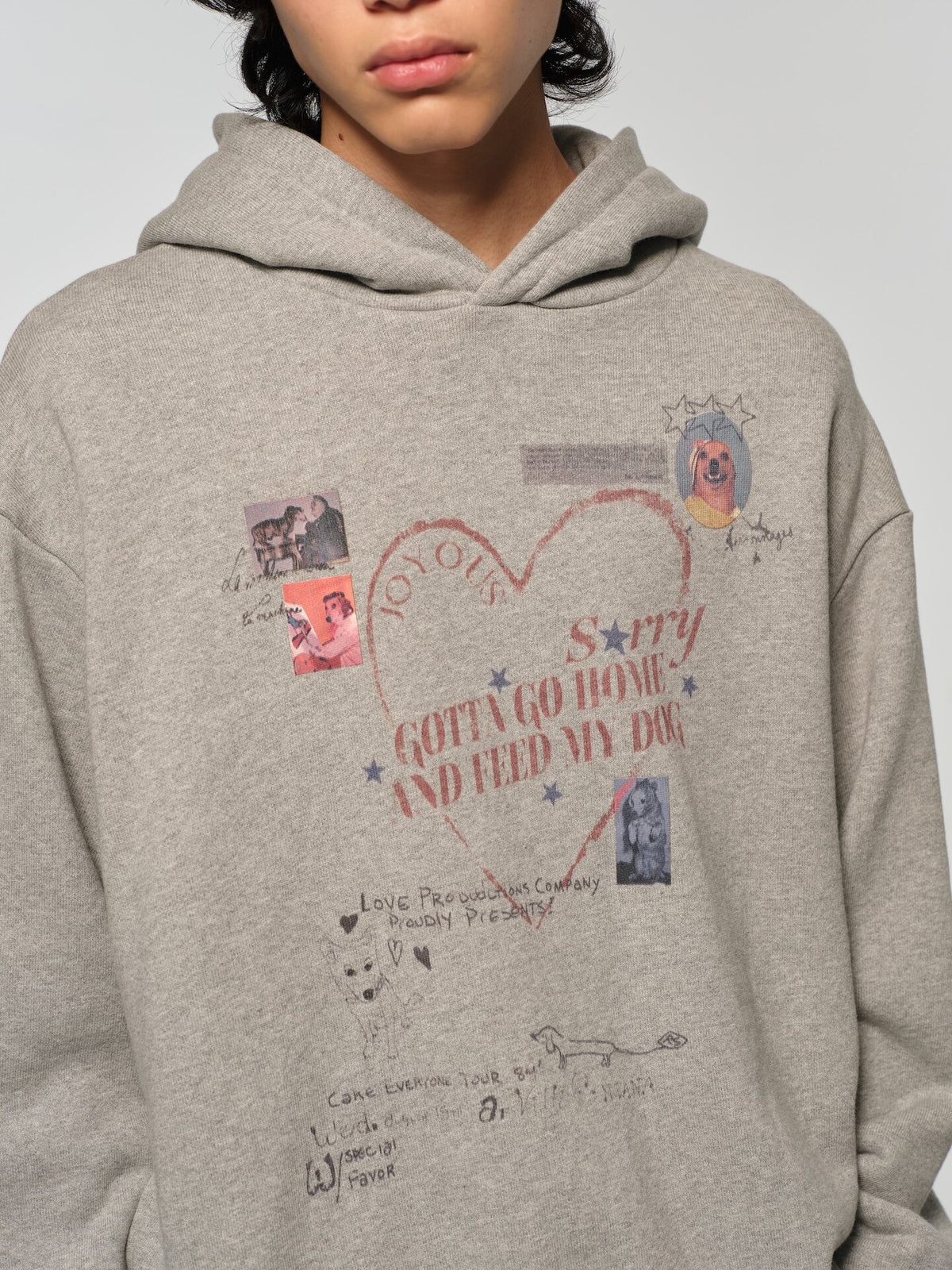 Short, Wide-Fit Sweatshirt