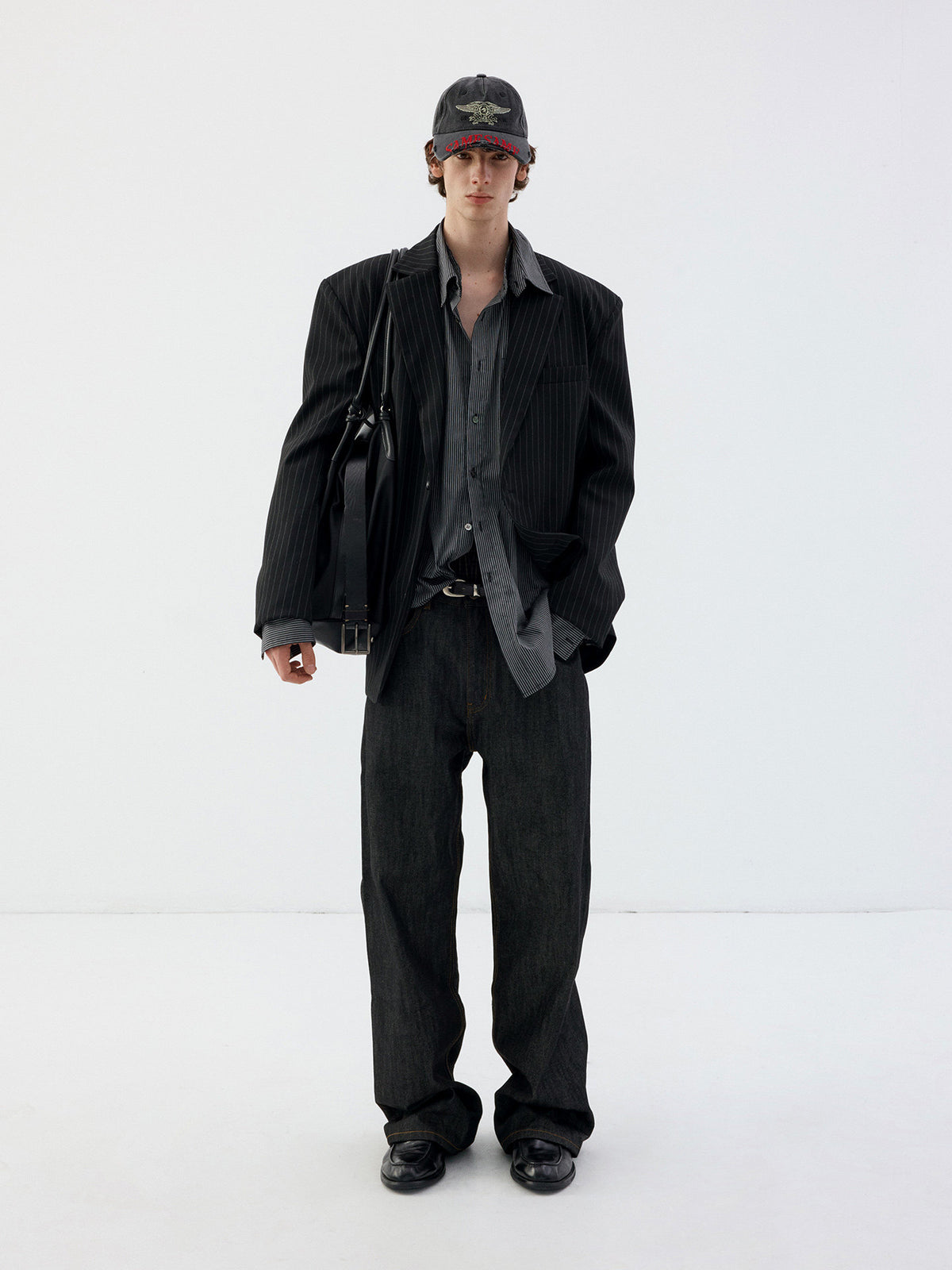 Loose-Fit Straight-Leg Original Color Jeans