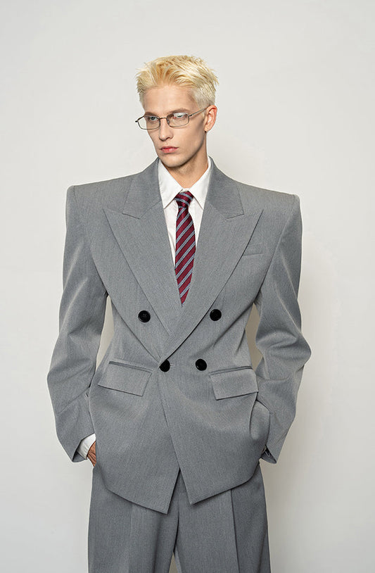 Premium Straight-Shoulder Suit