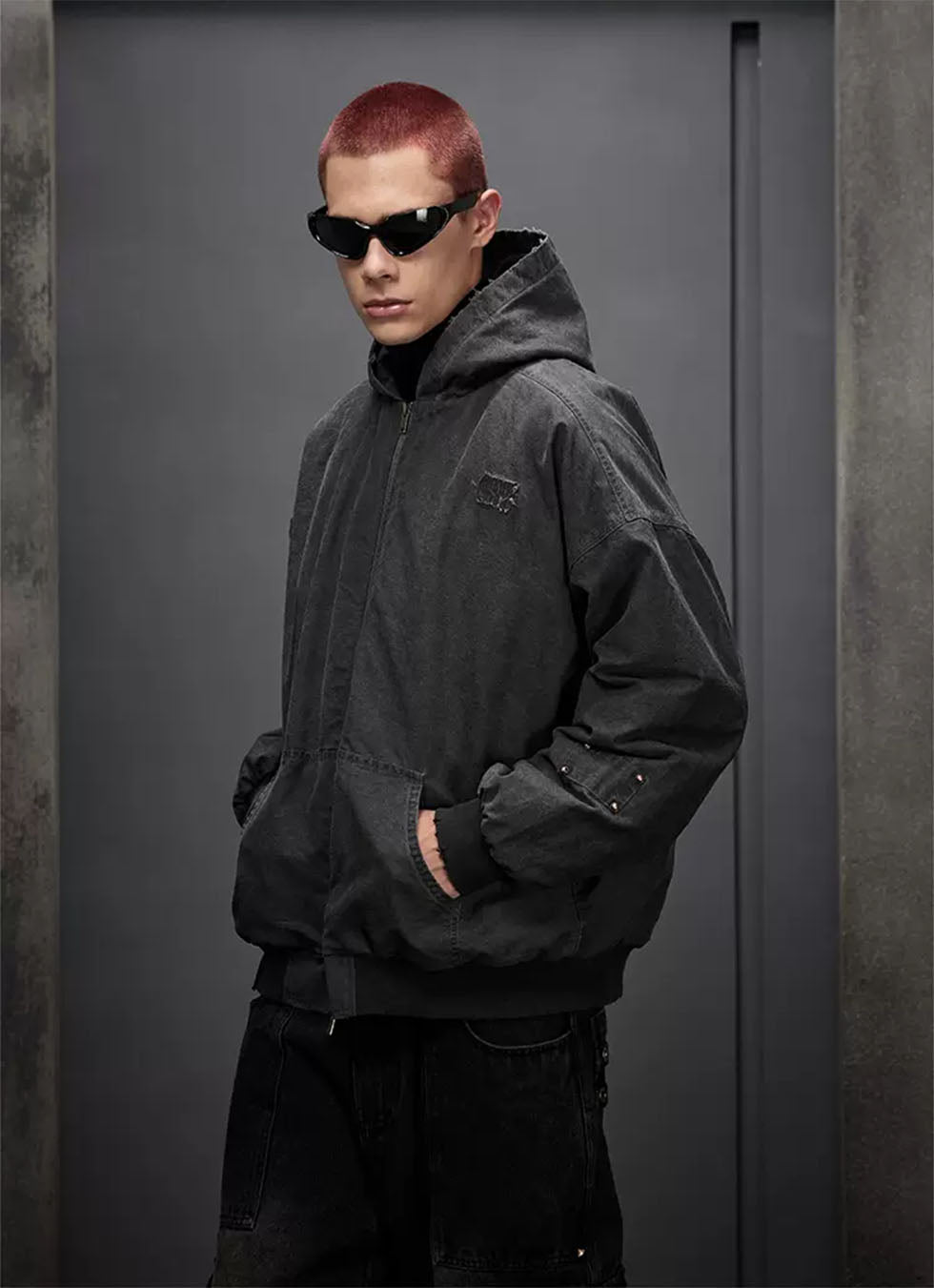 High-end American Damaged Hooded Jackets