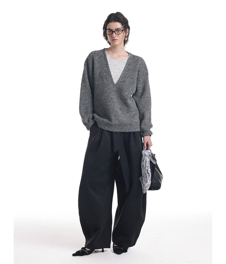 Casual Pants with Free Belt