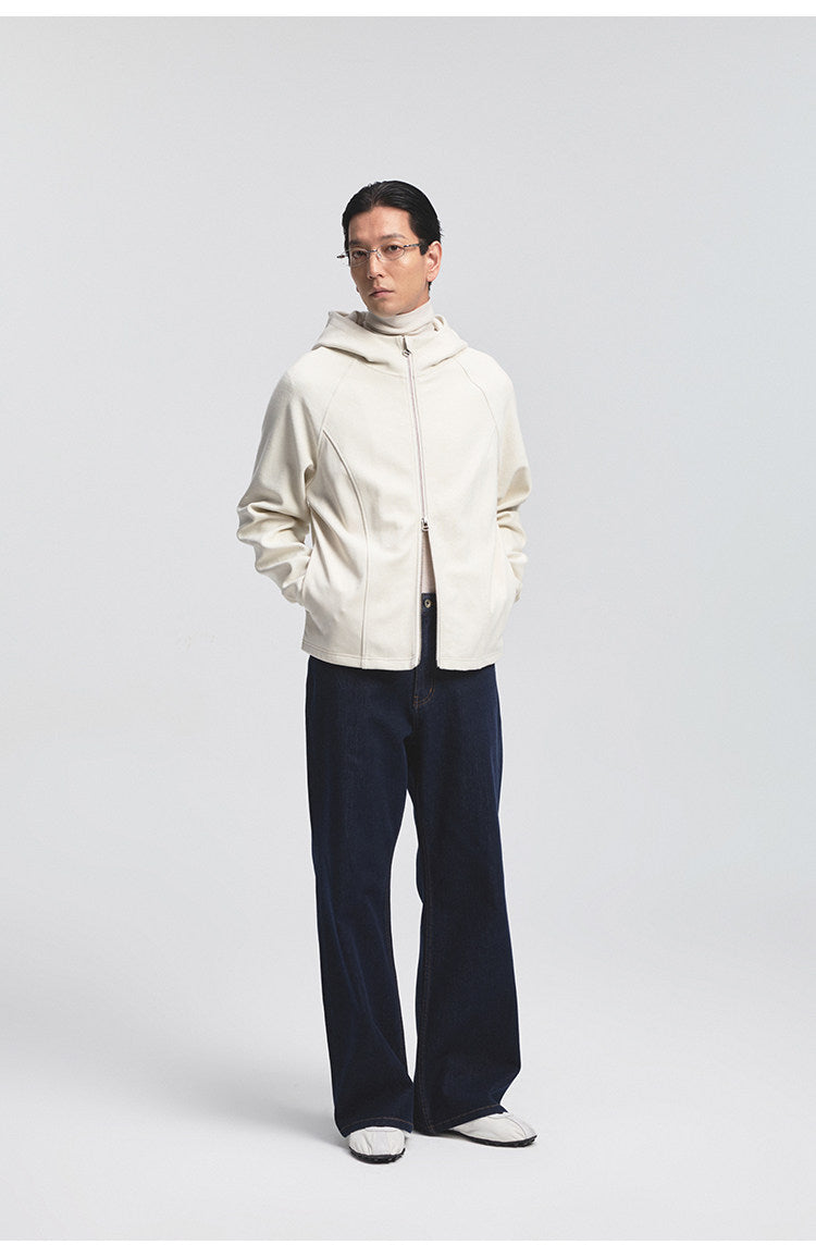 Raglan Sleeve Hooded Sweatshirt