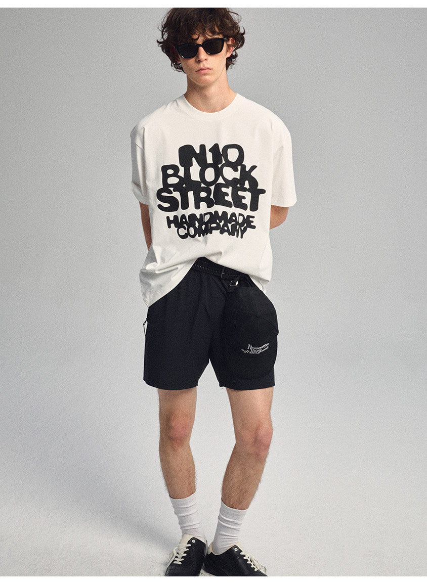 Cooling Water-Pulp Print T-Shirt