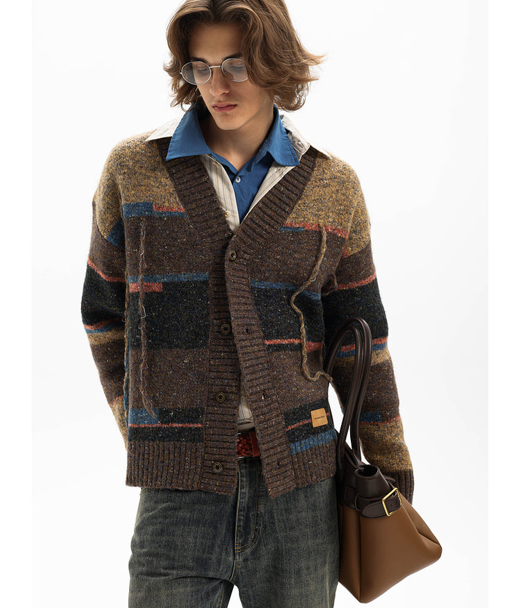 Vintage mohair V-neck cardigan