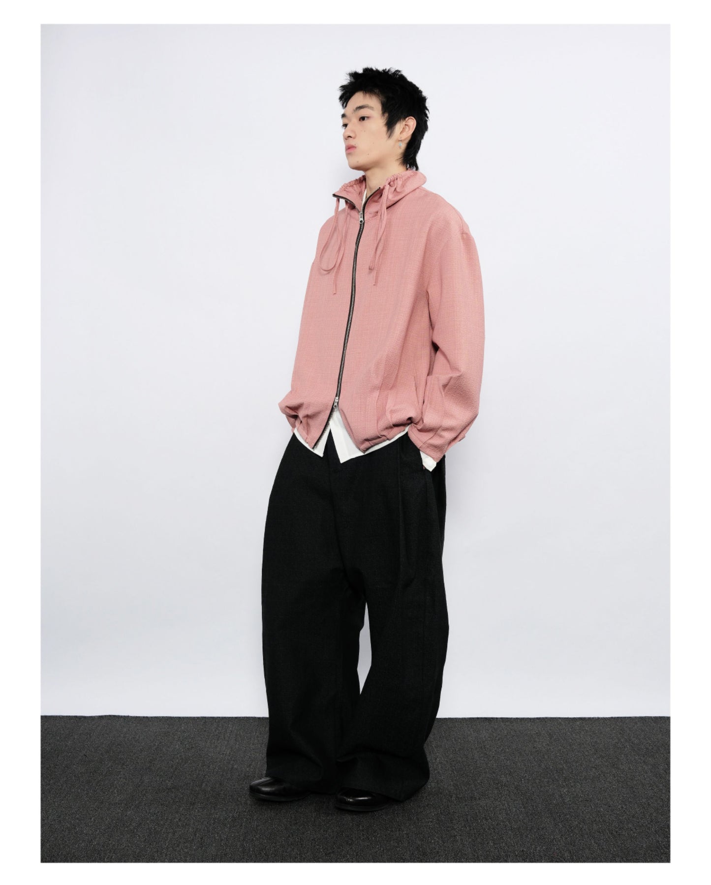 Double-pleated jacket