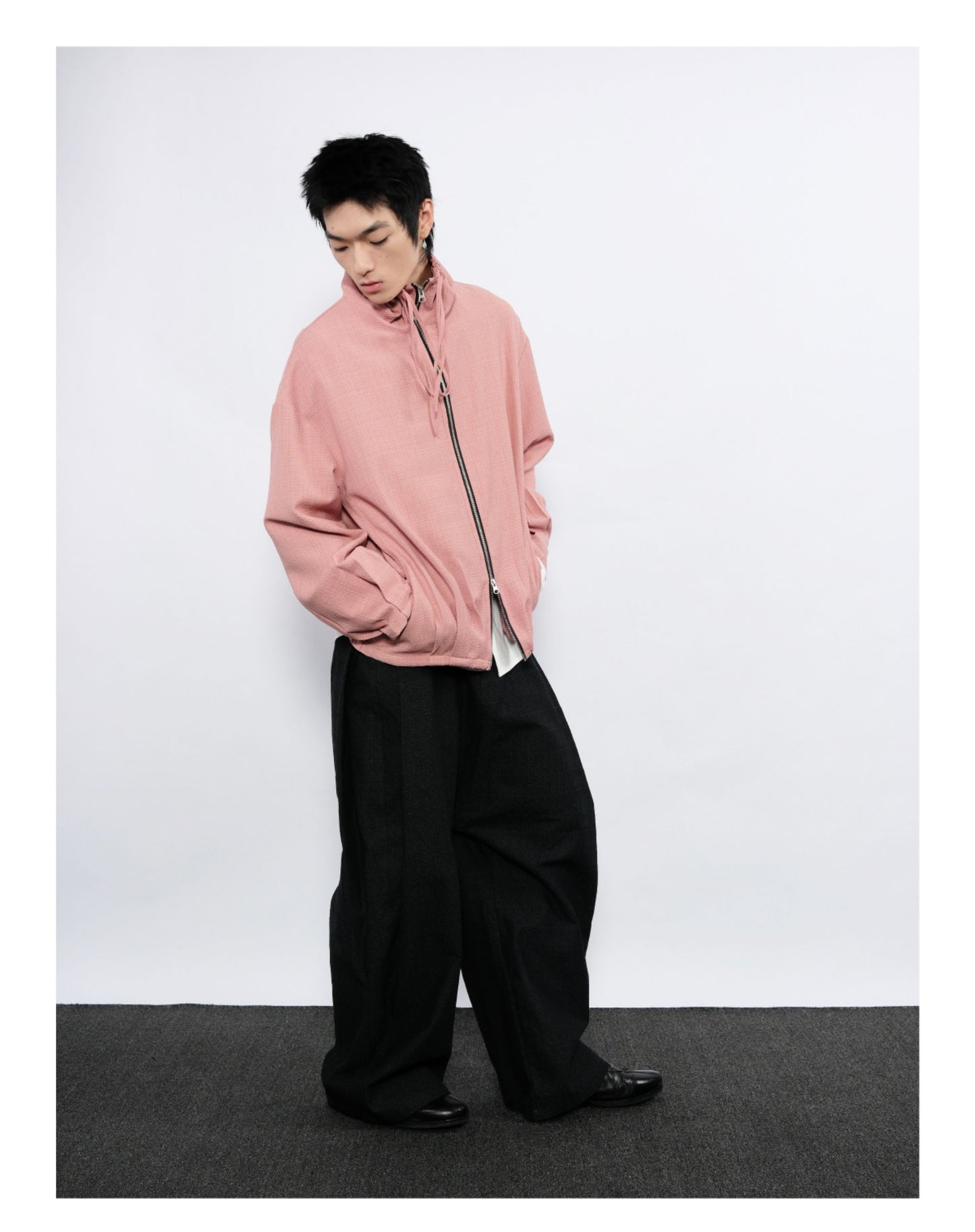 Double-pleated jacket