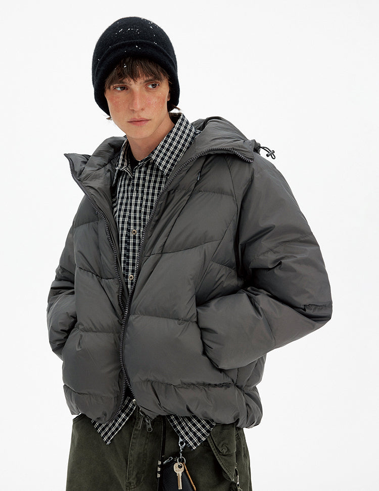 Casual Down Jacket with Hood