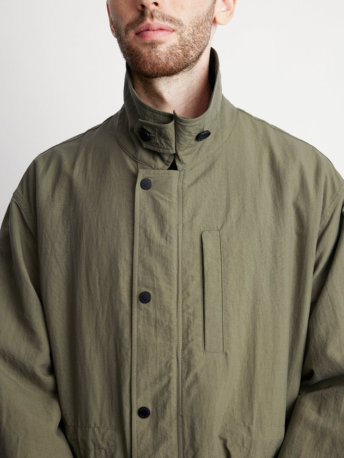Wrinkle-Resistant Nylon Jacket