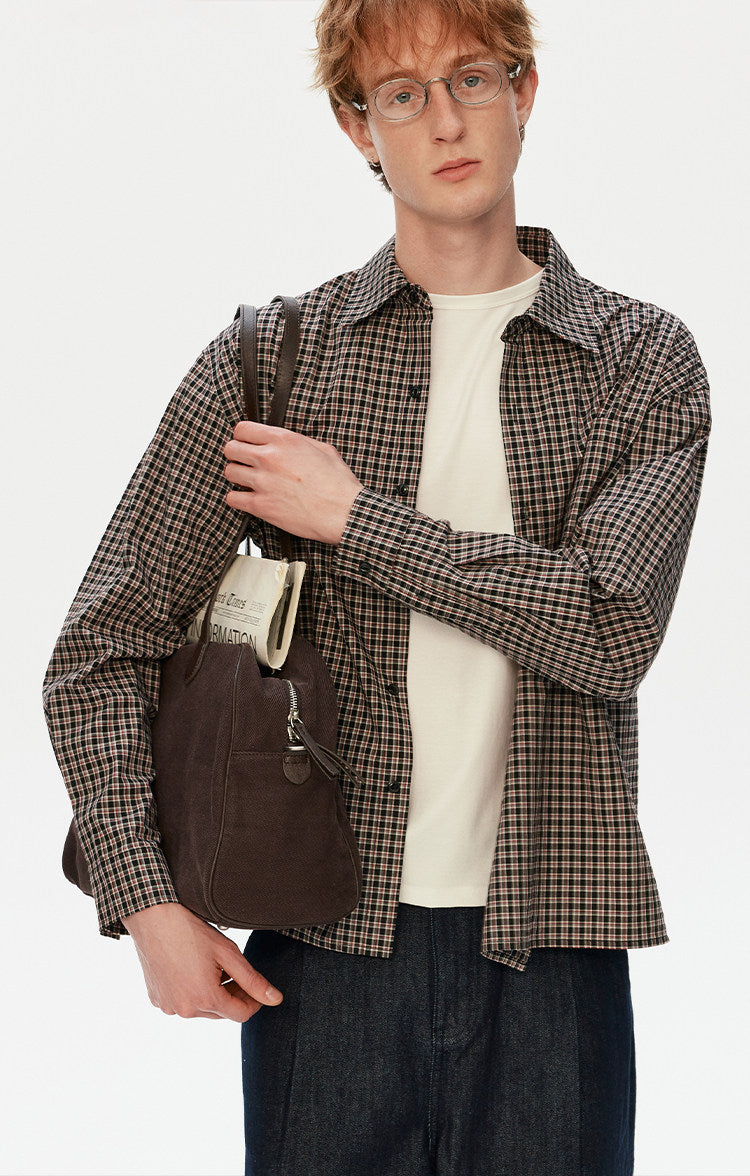 Old Money Style Check Shirt
