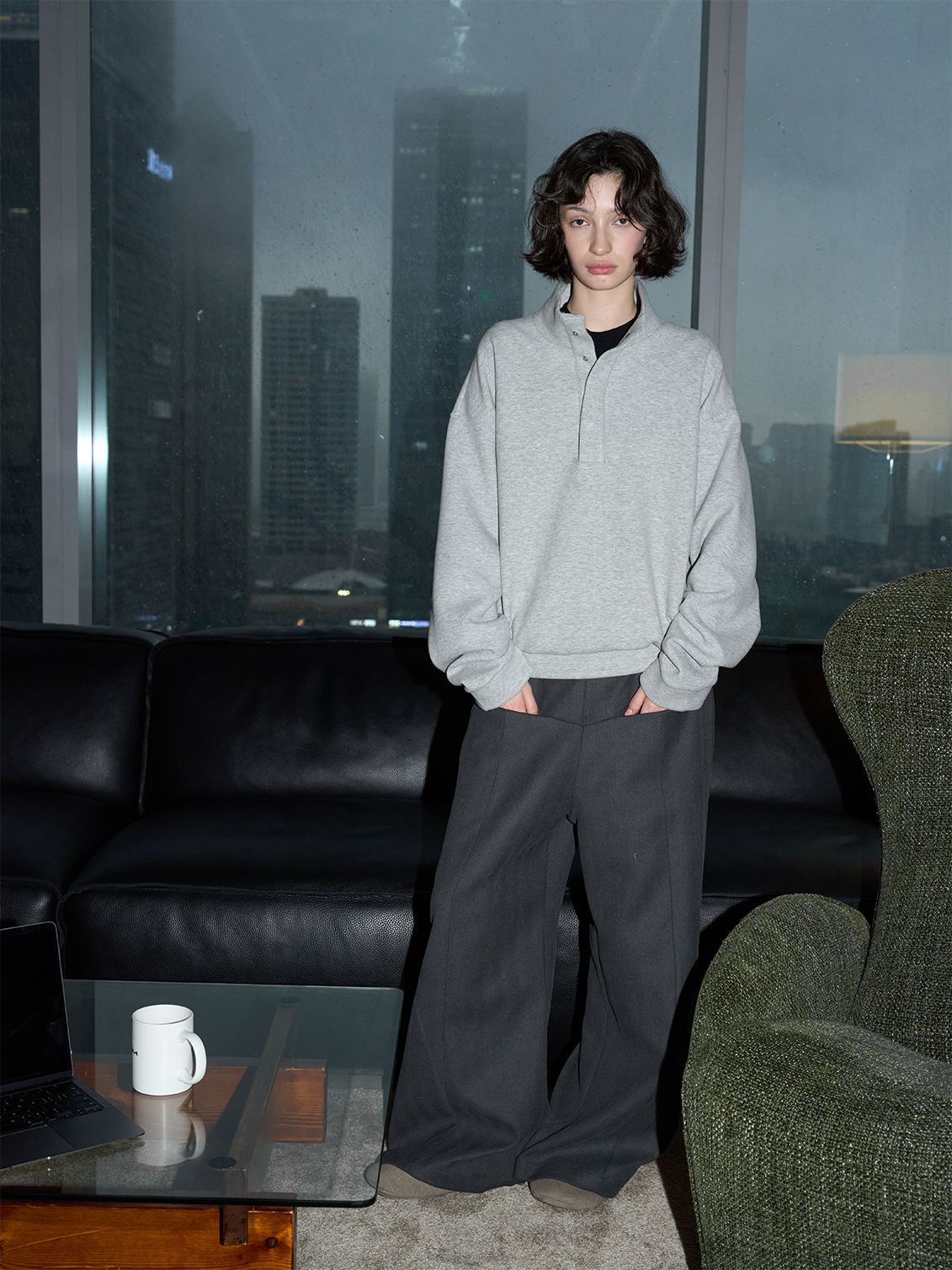 Wool Blend Sweatshirt