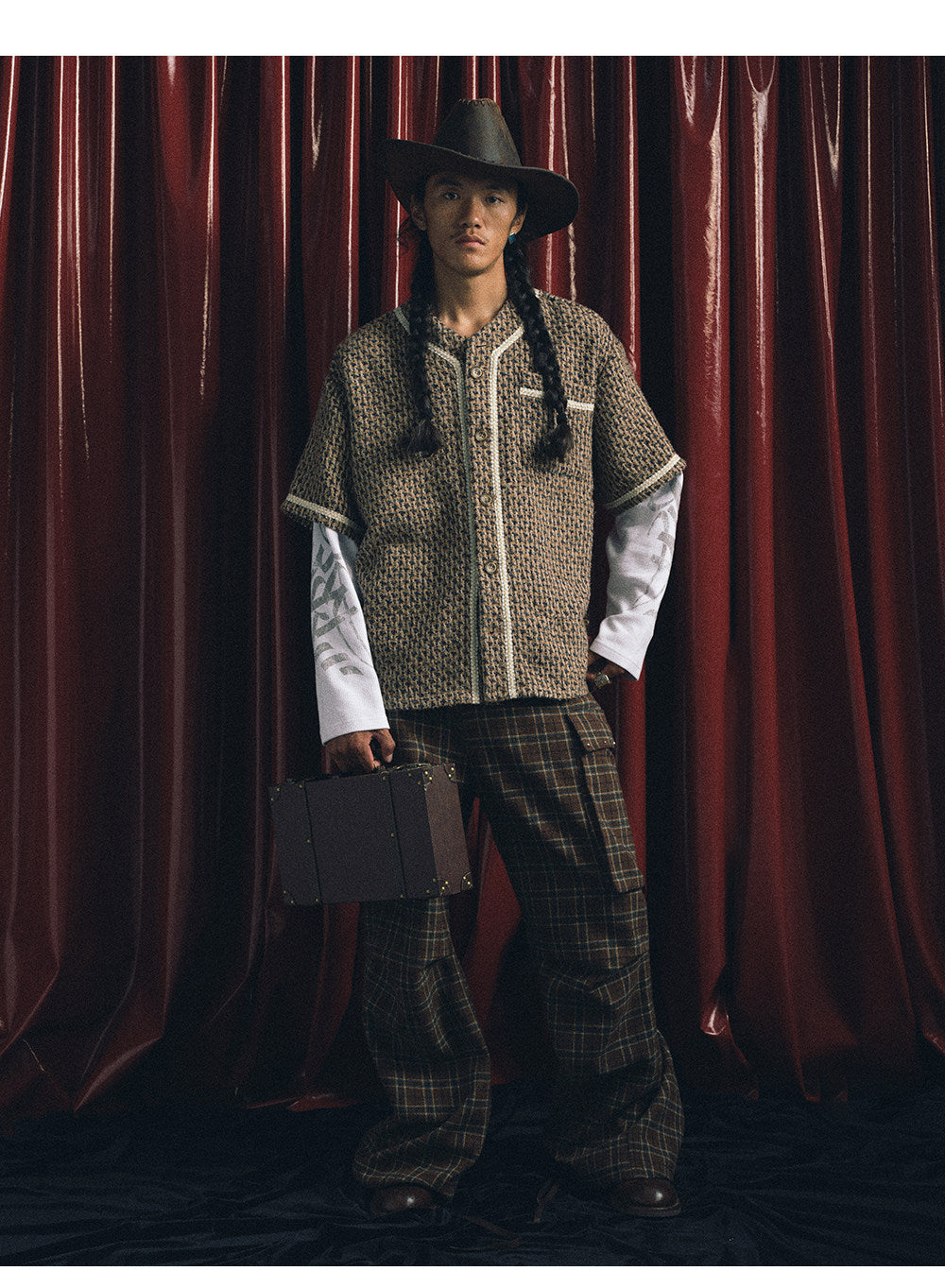 Faux Two-Piece Cardigan