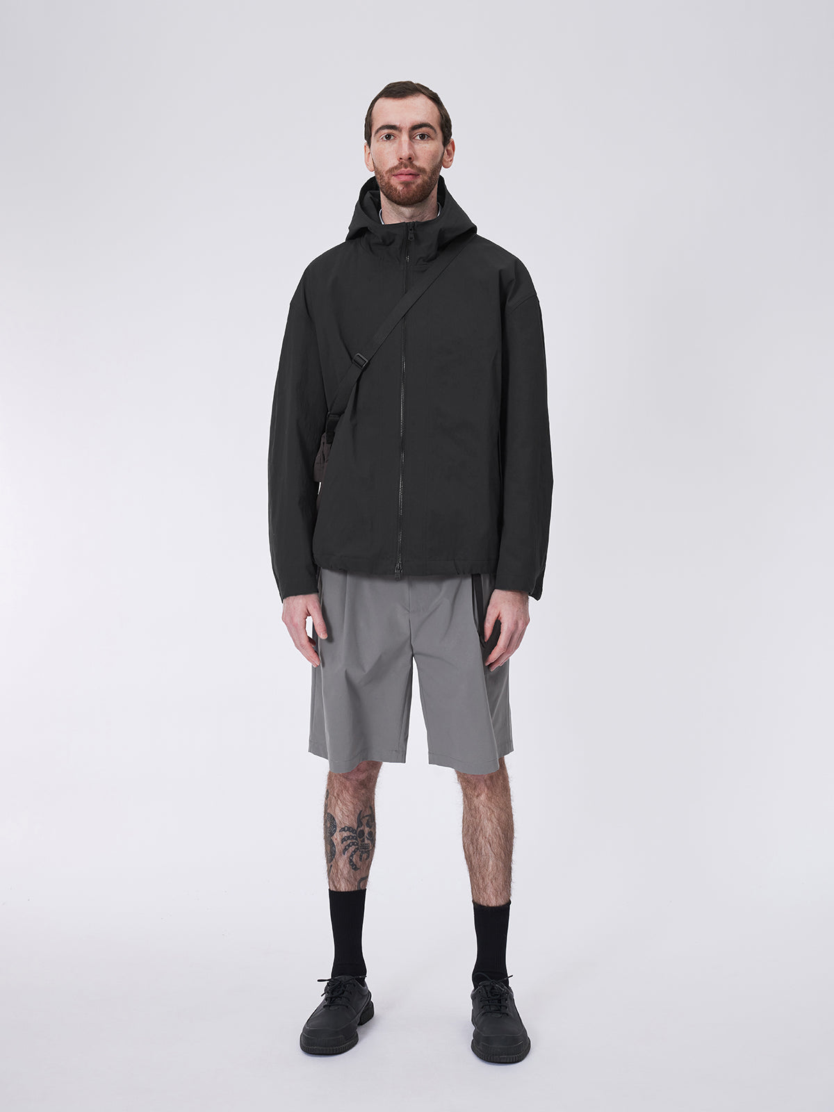 Water-repellent Hooded Jacket