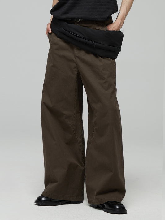 Casual Straight Wide Pants