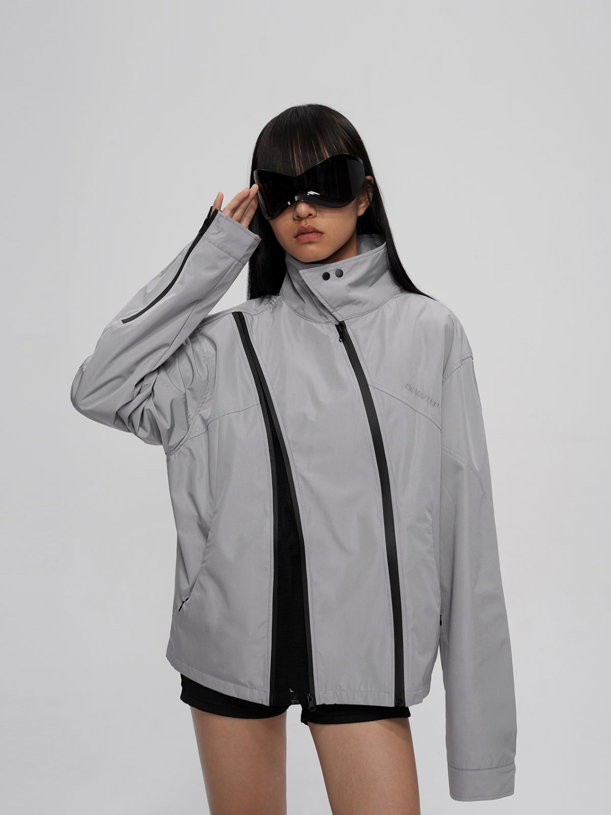 Waterproof Laminated High Neck Jacket